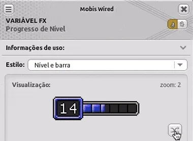 Prévia do Progresso de Nível alternando entre diferentes valores ao usar a Visualização Aleatória