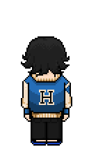 Avatar voltado para o noroeste, direção 7.