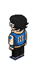 Avatar voltado para o oeste, direção 6.