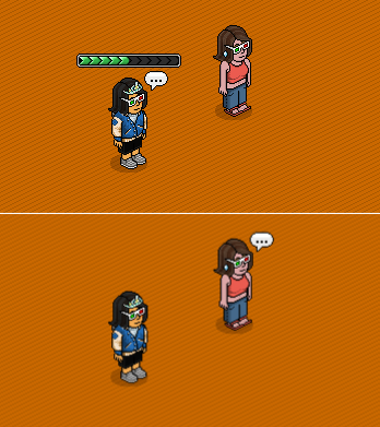 Comparação entre a visão do usuário com a variável e a de outro usuário para a audiência Somente o usuário